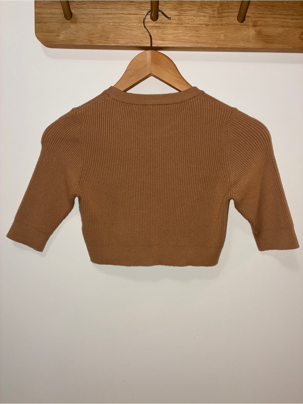 Live The Process Cropped Ribbed Sweater - Picture 2 of 2